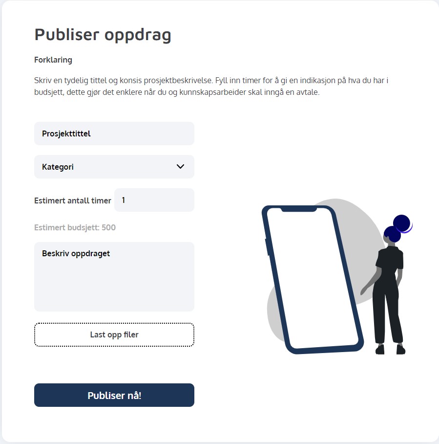 Publiser oppdrag